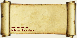 Jovana Stojanović vizit kartica